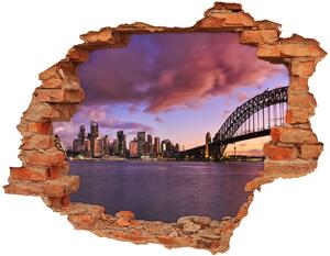 Fototapeta díra na zeď 3D Most w Sydney nd-c-86410877