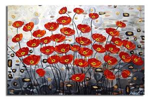 Wallity Obraz Poppy 45x70 cm červený