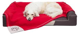 Deka pro psa Hobbydog, červená Velikost: 88 x 66 cm
