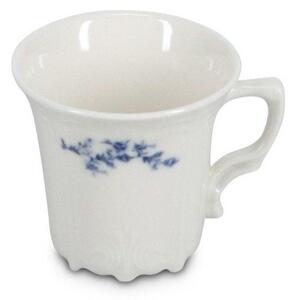 Bílý/modrý porcelánový šálek na espresso 110 ml Retro – BonBistro