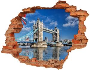 Fototapeta díra na zeď 3D Tower bridge Londýn nd-c-88558446