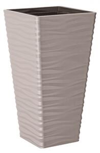 Obal na květník SAHARA SLIM plastový matný 39x39x75cm