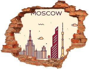 Samolepící díra na stěnu Moskva budovy nd-c-88965141