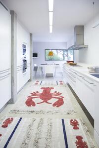 Pratelný koberec rakko béžovo-červený