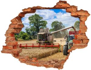 Fototapeta díra na zeď Kombajn a traktor nd-c-89579937