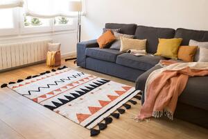 Pratelný koberec tecalzo 120 x 160 cm oranžový