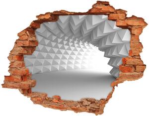 Samolepící díra zeď 3D Abstrakce tunel nd-c-89942519