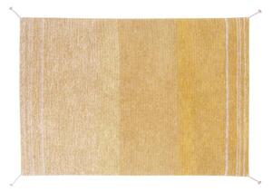MUZZA Oboustranný koberec winto 170 x 240 cm žlutý