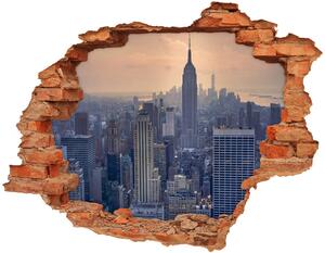 Fototapeta díra na zeď 3D Manhattan New York nd-c-90170601