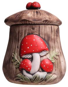 Dóza na sušené houby Popis: Dóza velká - muchomůrka