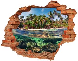 Nálepka fototapeta 3D na zeď Tropická pláž nd-c-90407162
