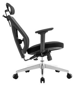 Kancelářská ergonomická židle ERGO LUX — černá, nosnost 150 kg