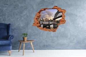 Fototapeta díra na zeď 3D Most w Sydney nd-c-90745371