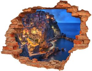 Fototapeta díra na zeď 3D Manarola Itálie nd-c-90515464