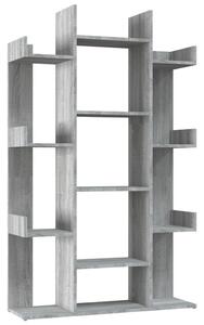 Knihovna šedá sonoma 86 x 25,5 x 140 cm kompozitní dřevo