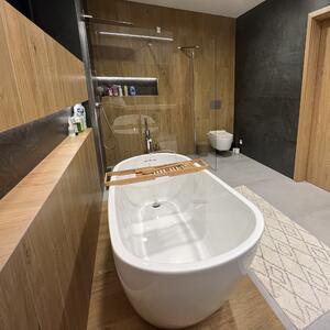 Koupelny Syrový Volně stojící vana Isabel pro instalaci do prostoru 175x75 cm bílá