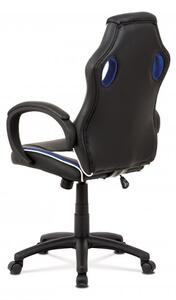 Autronic Kancelářská židle, modrá-černá KA-V505 BLUE