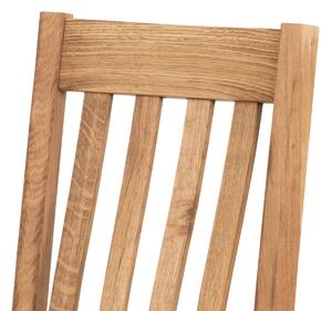 Jídelní židle, BEZ SEDÁKU, masiv dub, povrchová úprava tvrdovoskem
