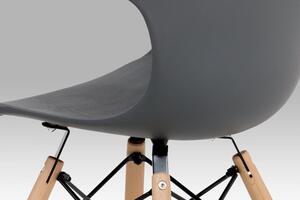 Autronic Jídelní židle, šedá ALBINA GREY
