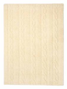 LORENA CANALS Pratelný koberec Trenzas Vanilla — M 160 × 120 cm
