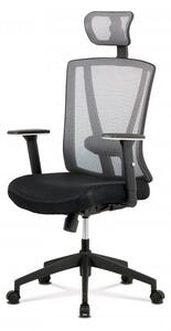 Autronic Kancelářská židle, černá KA-H110 GREY