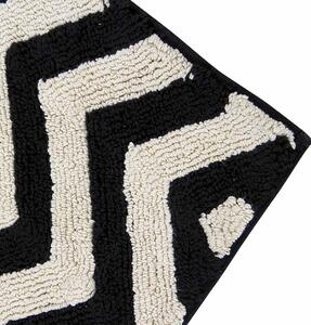 LORENA CANALS Pratelný koberec Black & White Zig Zag 200 × 140 cm