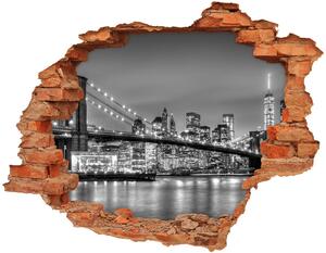Fotoobraz díra na stěnu Brooklynský most nd-c-95854275