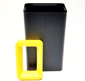 Odpadkový koš na tříděný odpad Caimi Brevetti Maxi N,70 L, žlutý, plast