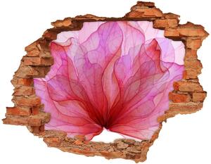 Samolepící díra na stěnu Růžový květ nd-c-98648030