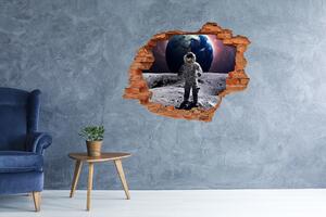 Foto fotografie díra na zeď Astronaut nd-c-99634012