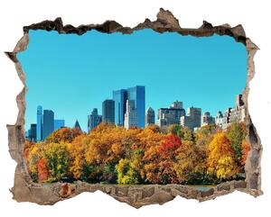 Fototapeta díra na zeď 3D New York podzim nd-k-70676089