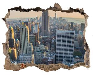 Fototapeta díra na zeď 3D Manhattan New York nd-k-70712483