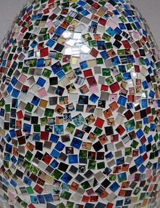 Stolní lampa EGG barevná, 50 cm, mozaika, ruční práce