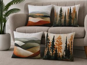 XPOSE® Set povlaků na polštář PANORAMA (digitální tisk) 43x43 cm - set 4ks