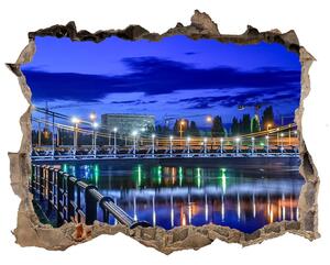 Fototapeta díra na zeď 3D Vratislav noc nd-k-71547172