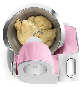 Bosch Univerzální kuchyňský robot MUM58K20, pink/stříbrný, růžová