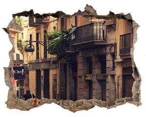 Fototapeta díra na zeď 3D Ulice Barcelony nd-k-72532408