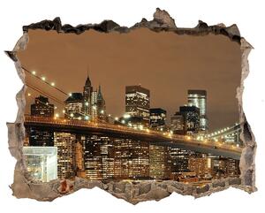 Fototapeta díra na zeď 3D Manhattan New York nd-k-73438126