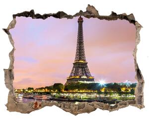 Fototapeta díra na zeď 3D Eiffelova věž Paříž nd-k-73567490