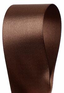 Serviteur Saténová stuha Brown 4 cm - 25 m SRT141