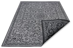 NORTHRUGS - Hanse Home koberce Kusový koberec Twin Supreme 105452 Leyte Night Silver – na ven i na doma - 200x290 cm