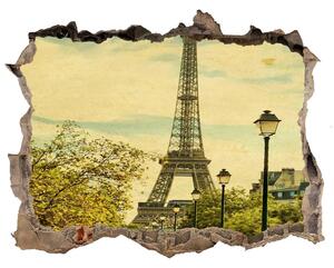Fototapeta díra na zeď 3D Eiffelova věž Paříž nd-k-75231588