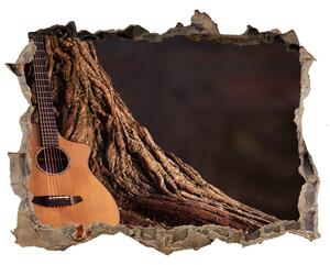 Fotoobraz díra na stěnu Akustická kytara nd-k-75669233