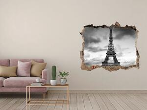 Fototapeta díra na zeď 3D Eiffelova věž Paříž nd-k-76327213