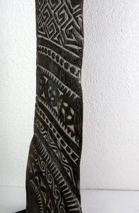 Dekorace/ soška TOTEM TIMOR, tropické dřevo, ruční práce, originál