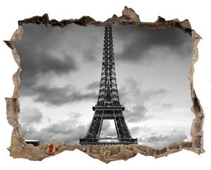 Fototapeta díra na zeď 3D Eiffelova věž Paříž nd-k-76327230