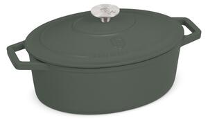 BERLINGERHAUS Pekáč litinový s poklicí 30 cm Matte Green Collection BH-6545