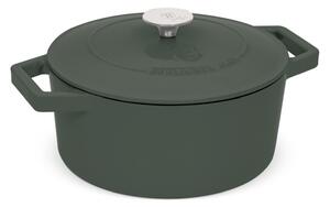 Pekáč litinový s poklicí 24 cm Matte Green Collection