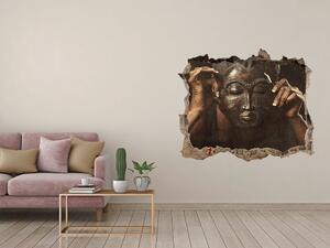 Díra 3D fototapeta na stěnu Africká maska nd-k-77701423