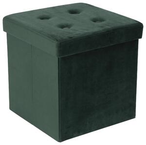 SEDACÍ BOX, textil, kompozitní dřevo, 38/38/38 cm Carryhome - Taburety